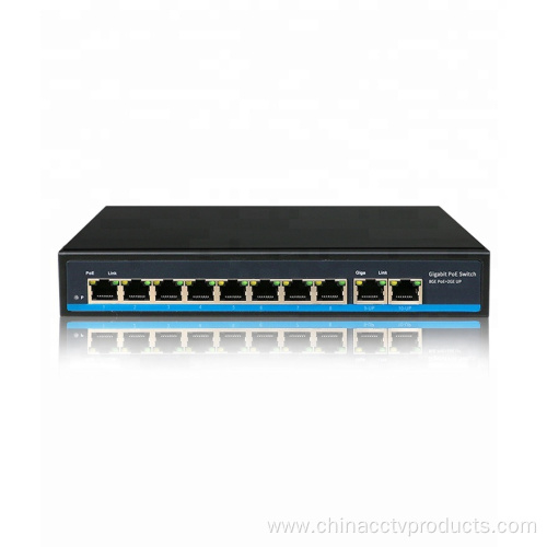 OEM 8port cctv security camera system switch gigabit